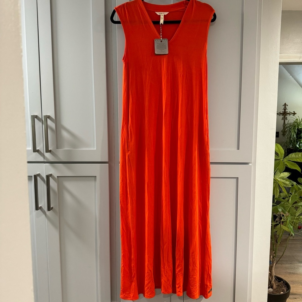 NWT Matilda Jane Orange Shift Maxi Dress Sz Extra Small